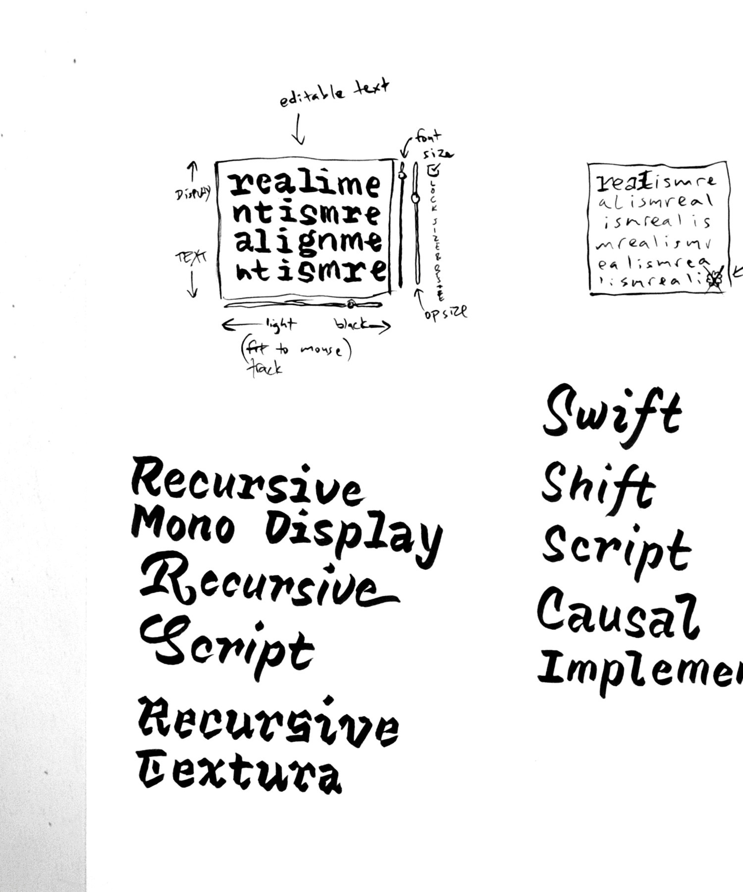 recursive process sketches 18