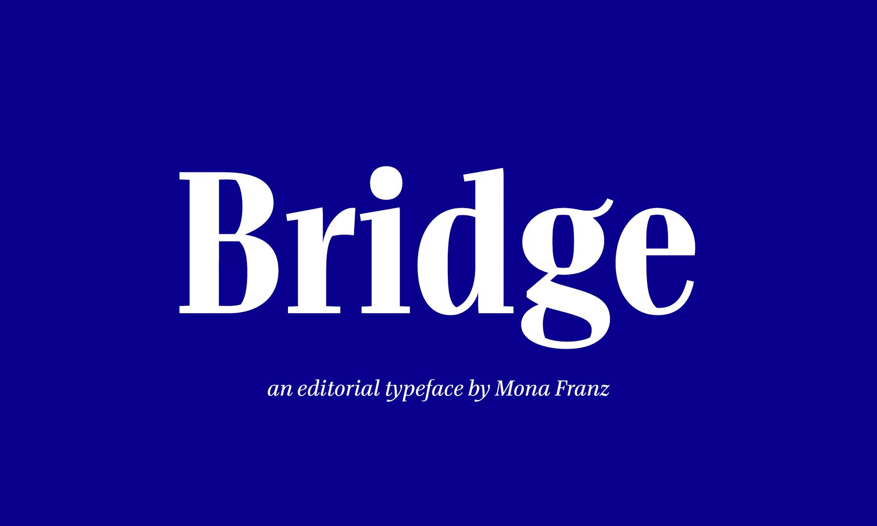 Bridge Title MonaFranz